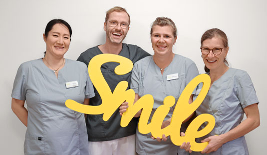 Smile bei der Zahnarztpraxis Trudering